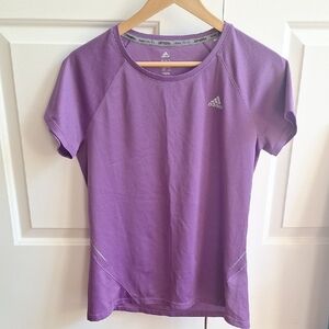Adidas Purple Climalite Performance Tee